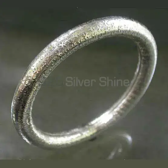925 Silver Plain Bangle 925SSB349