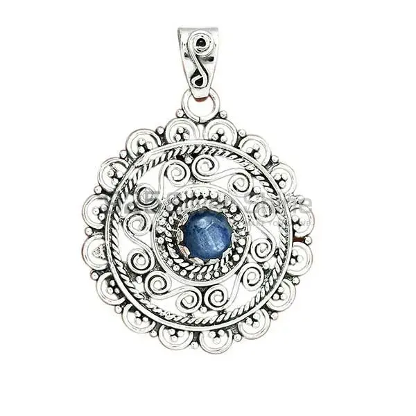 925 Sterling Silver Handmade Pendants In Kyanite Gemstone Jewelry 925SP19-2_3