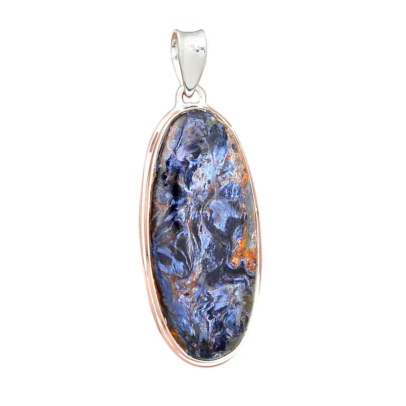 925 Sterling Silver Handmade Pendants In Pietersite Gemstone Jewelry 925SP144_7
