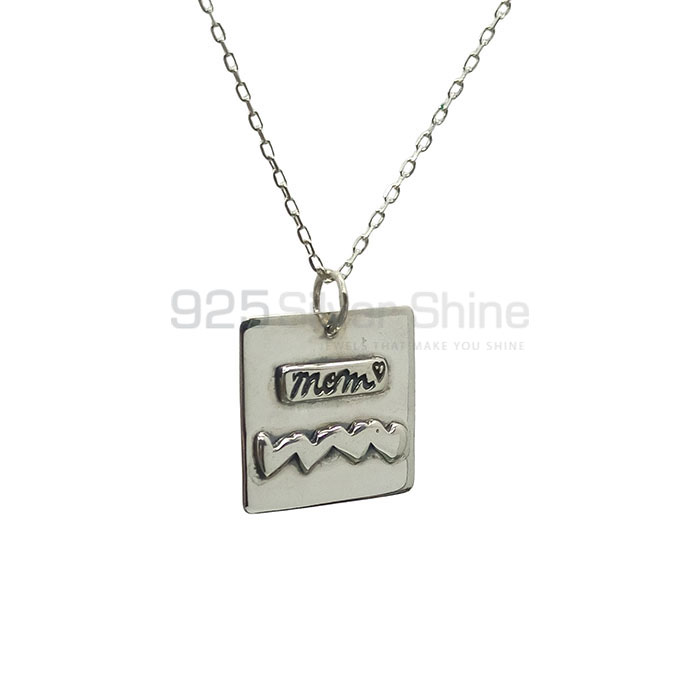 925 Sterling Silver Mom Charm Pendant For Gift Item 925NSP03_0