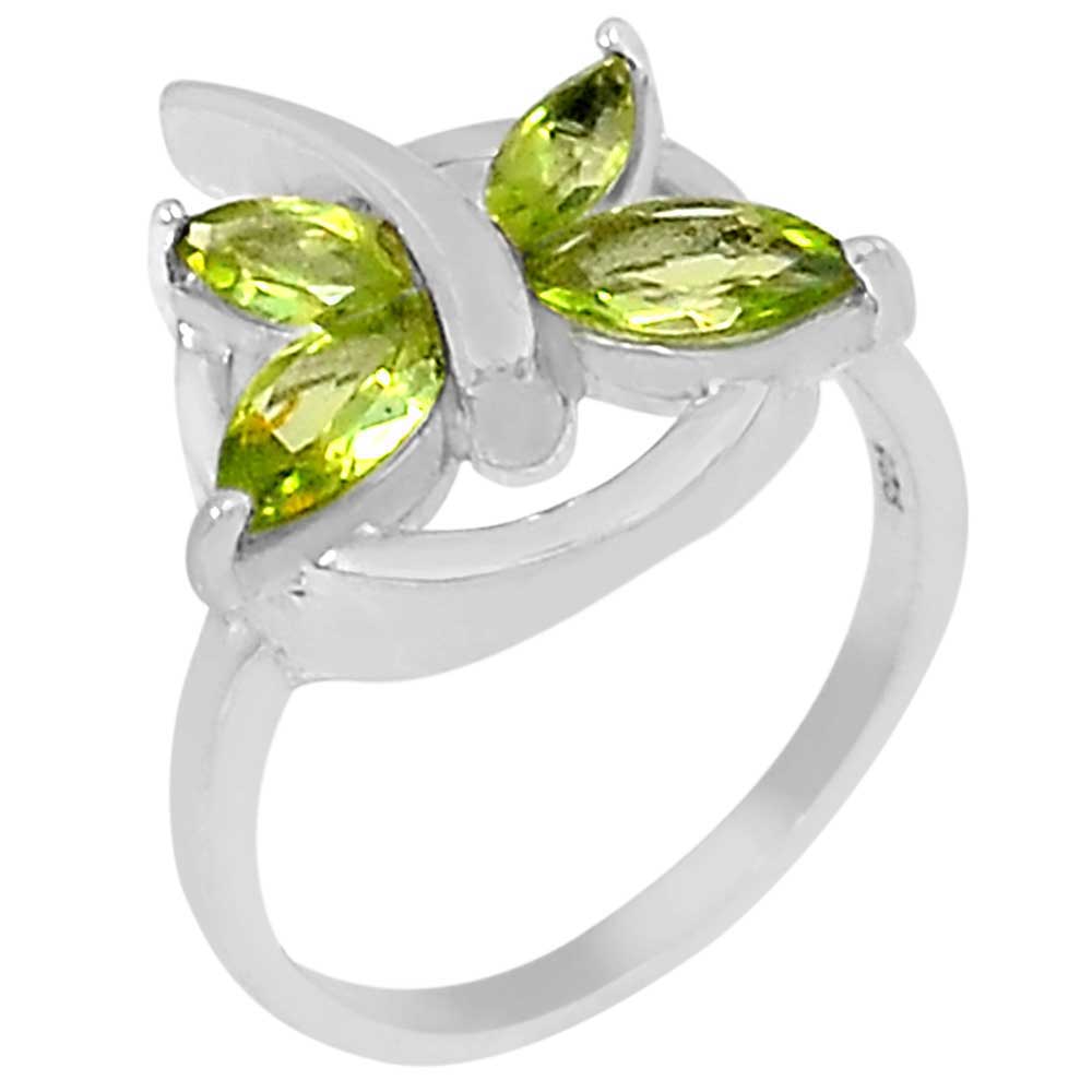 925 Sterling Silver Rings In Natural Iolite Gemstone 925SR938_0