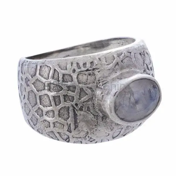 925 Sterling Silver Rings In Natural Rainbow Moonstone 925SR3686_1