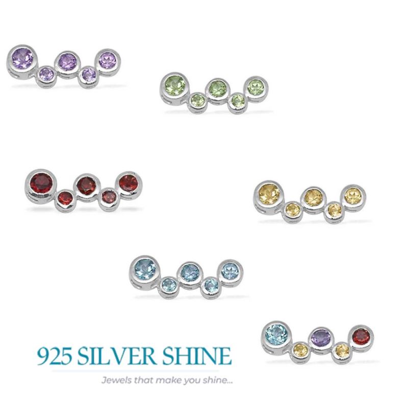 925 Fine Silver Pendants In Garnet Gemstone Jewelry 925SP1390_1
