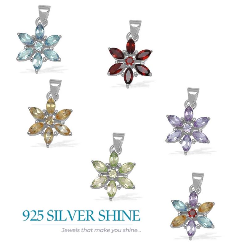 Peridot Gemstone Pendants In 925 Fine Silver Jewelry 925SP1415_1