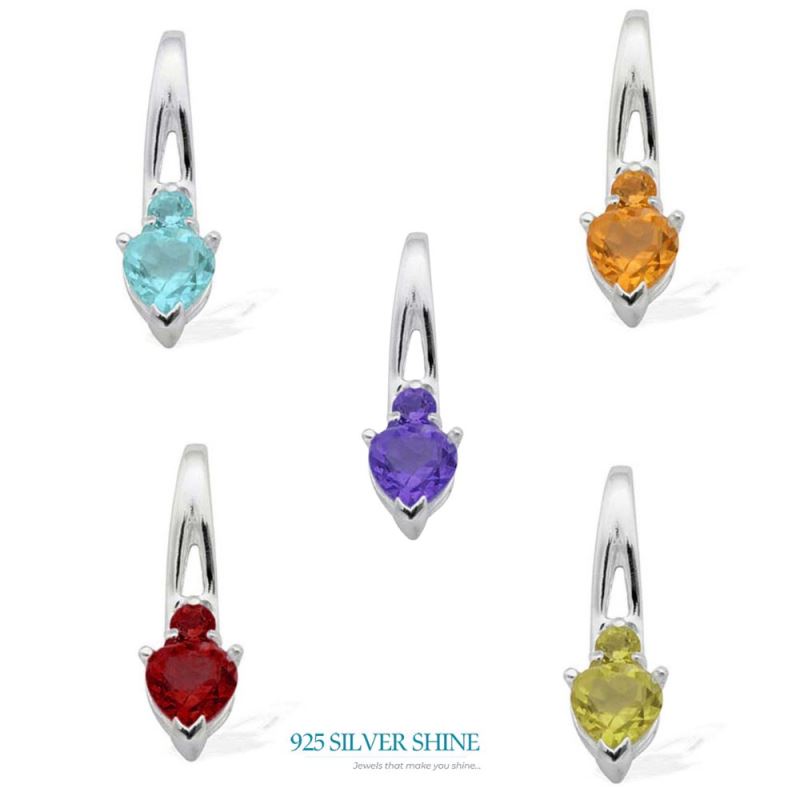 Citrine Gemstone Pendants In 925 Fine Silver Jewelry 925SP1595_2