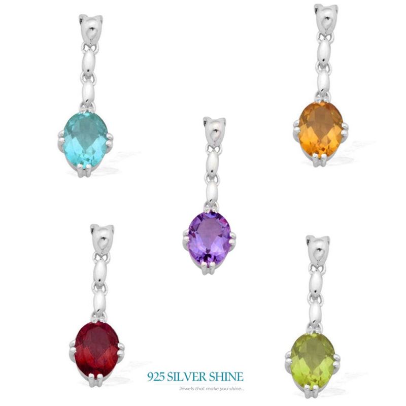 Amethyst Gemstone Handmade Pendants In Solid Sterling Silver Jewelry 925SP1597_2