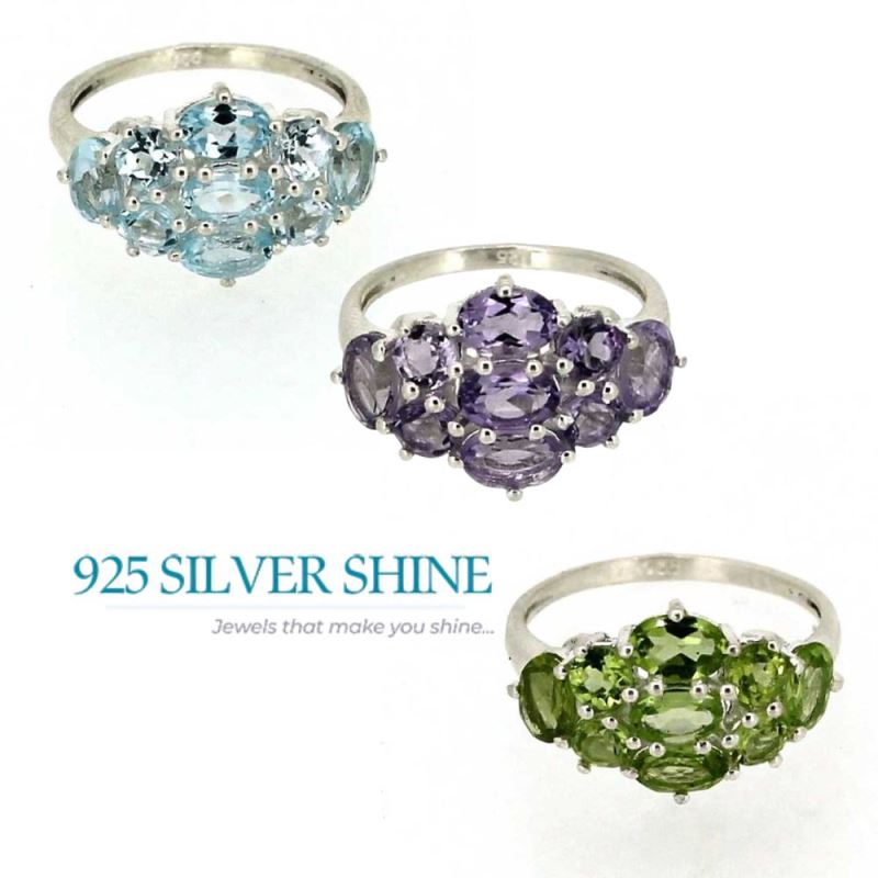 Natural Peridot Gemstone Ring In Sterling Silver 925SR01-1_5