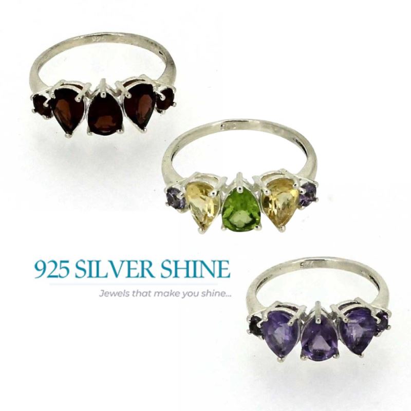Natural Amethyst Gemstone Handmade Ring In Sterling Silver 925SR03-1_5