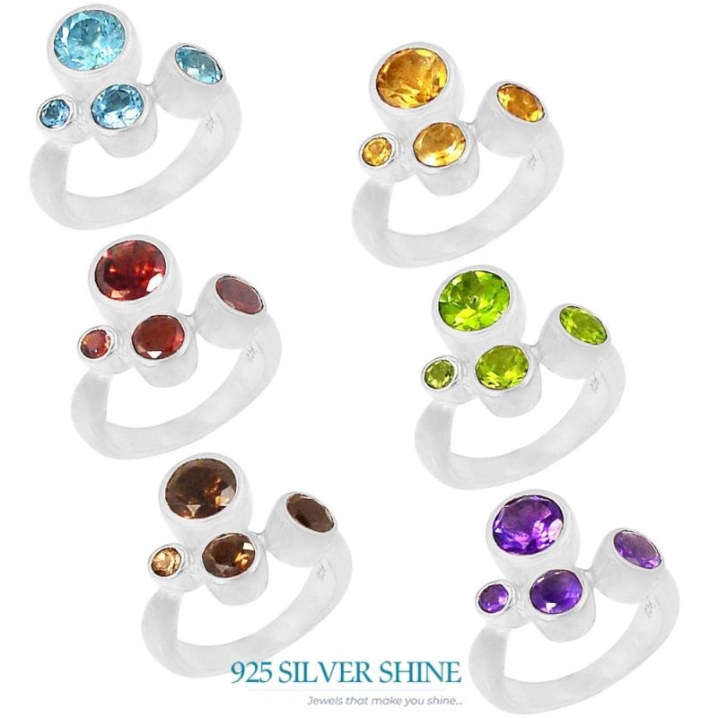 Natural Citrine Gemstone Handmade Ring In 925 Sterling Silver 925SR075-4_1