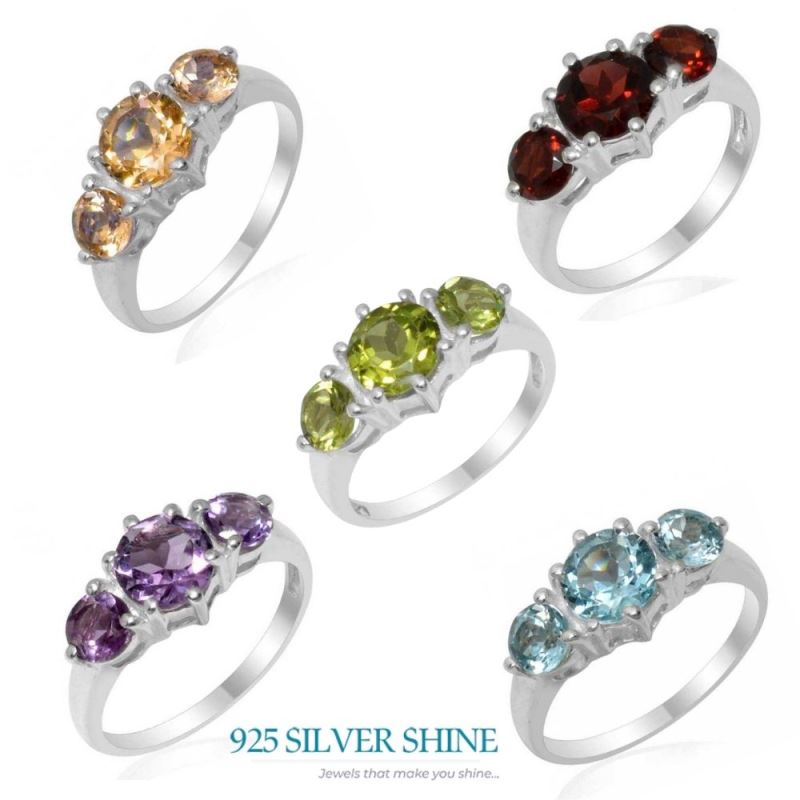 925 Sterling Silver Handmade Rings In Peridot Gemstone Jewelry 925SR1808_2