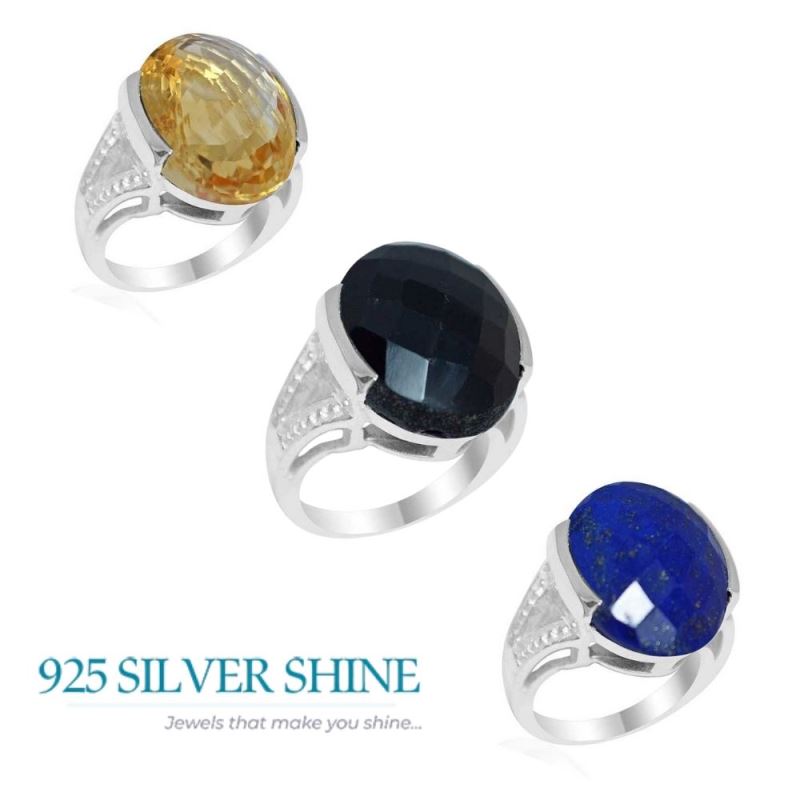 925 Sterling Silver Rings In Carnelian Gemstone Jewelry 925SR1867_2