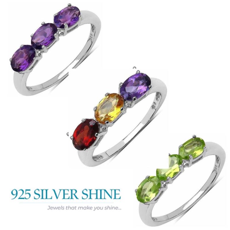 925 Sterling Silver Handmade Rings In Peridot Gemstone Jewelry 925SR3337_3