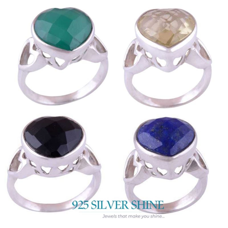 Natural Lapis Lazuli Gemstone Rings In Fine 925 Sterling Silver 925SR3520_2