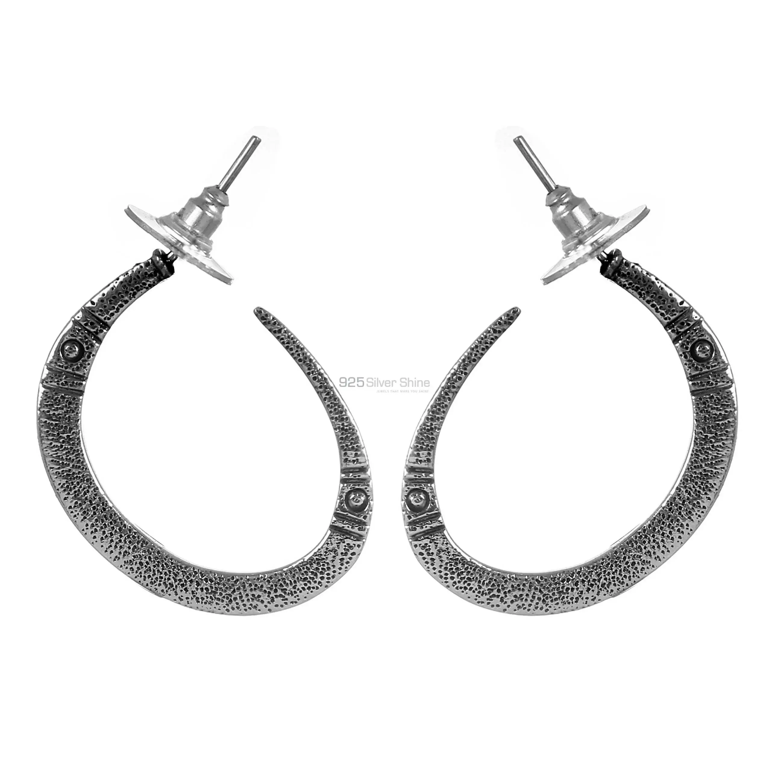 925 Sterling Silver Earrings 925SE287_1