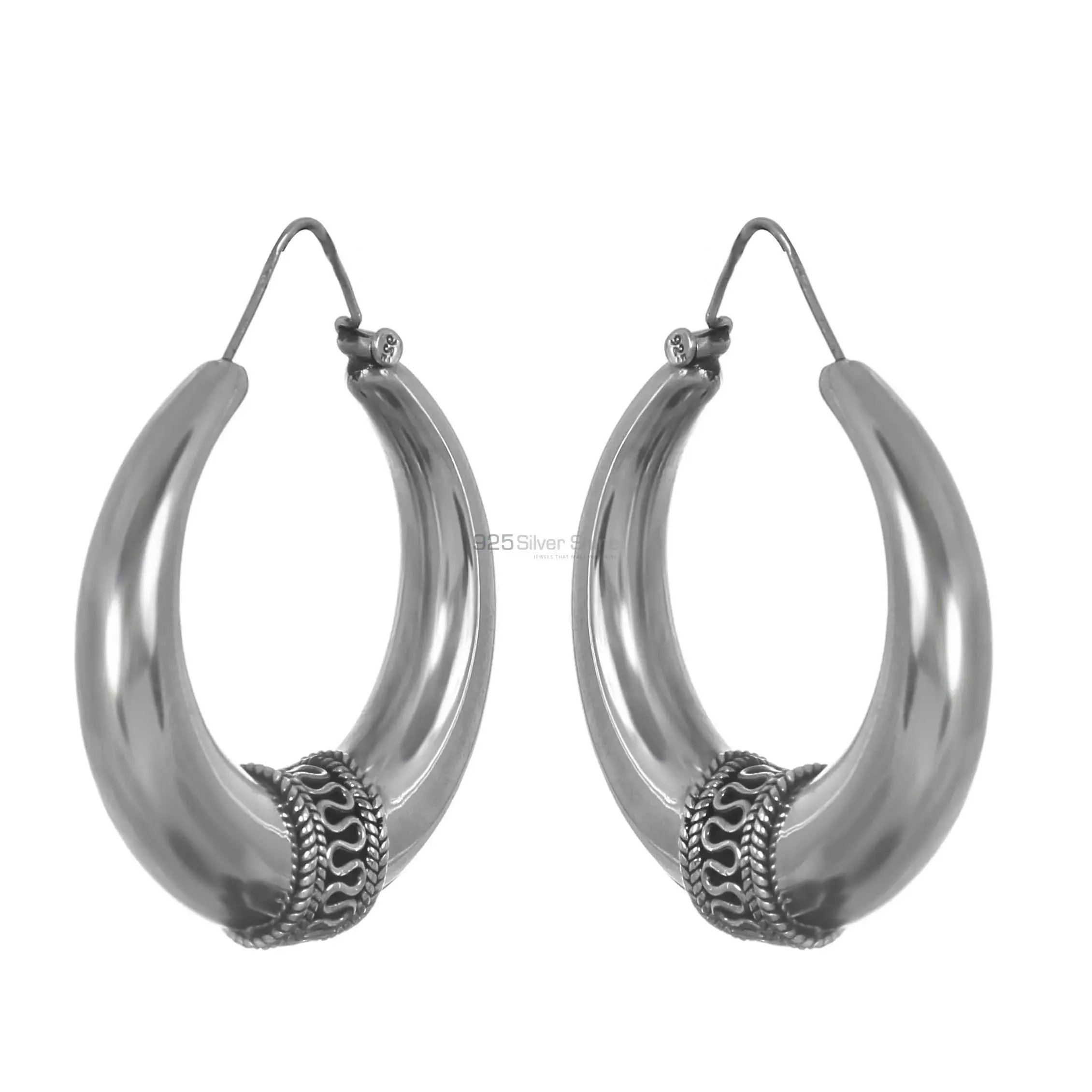 925 Sterling Silver Handmade Earrings 925SE297_2