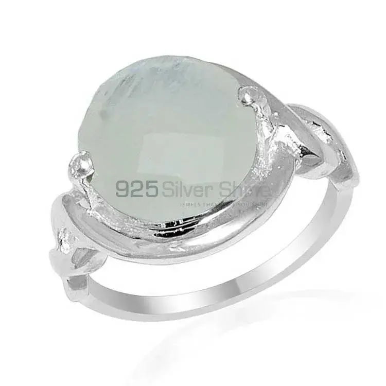 925 Sterling Silver Handmade Rings In Rainbow Moonstone Jewelry 925SR1595_0