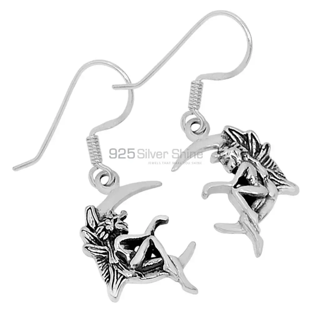 925 Sterling Silver Oxidized Earrings 925SE2883_2