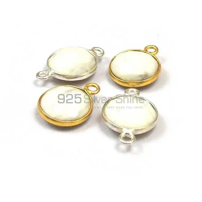 Bail Bezel Sterling Silver Gold Vermeil Connector 925GC158_3