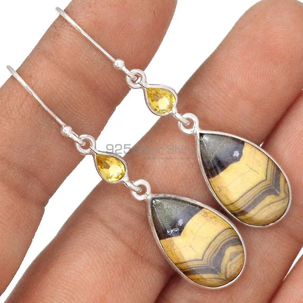 925 Sterling Silver Earrings In Multi Gemstone Jewelry 925SE2785_7