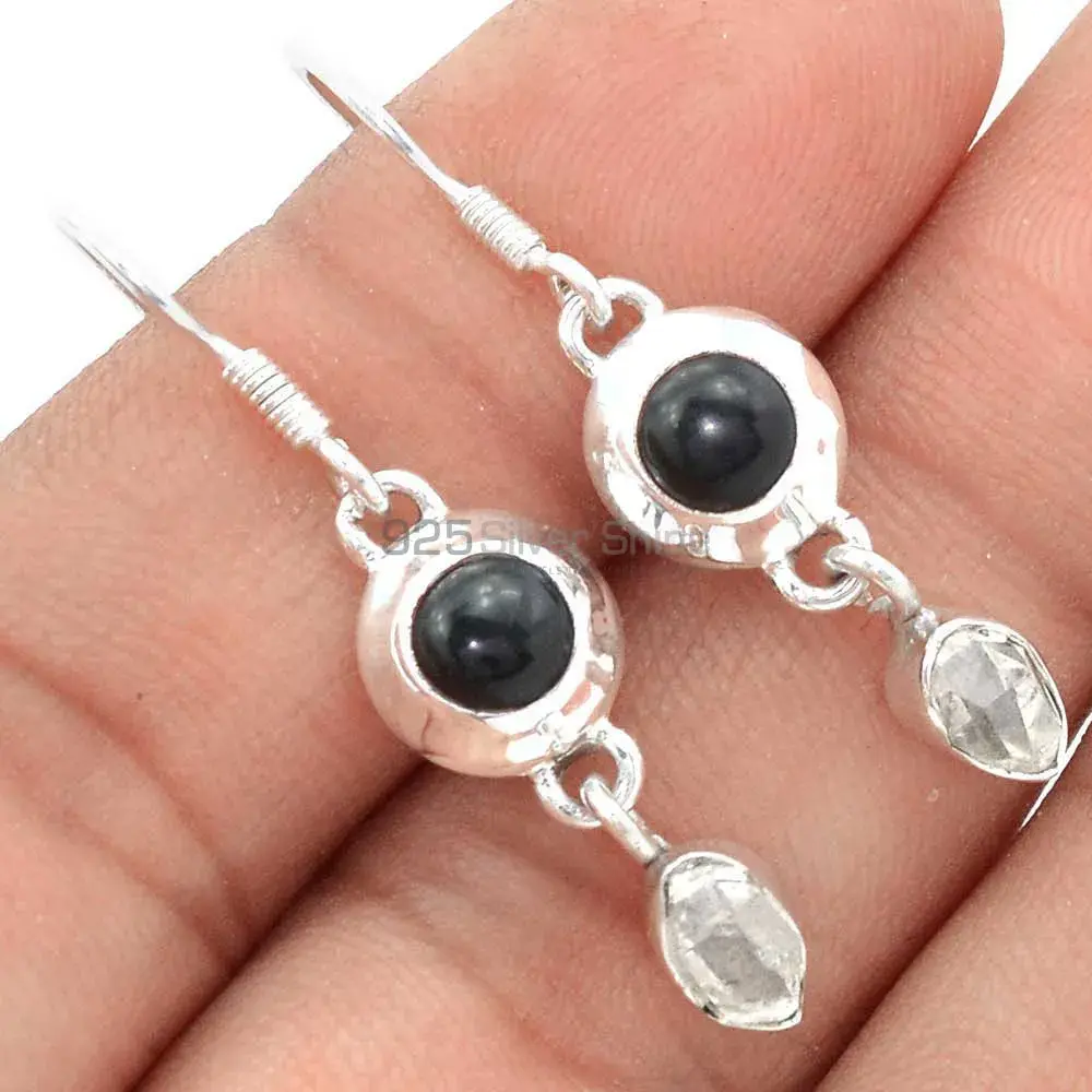 925 Sterling Silver Earrings In Multi Gemstone Jewelry 925SE673_0