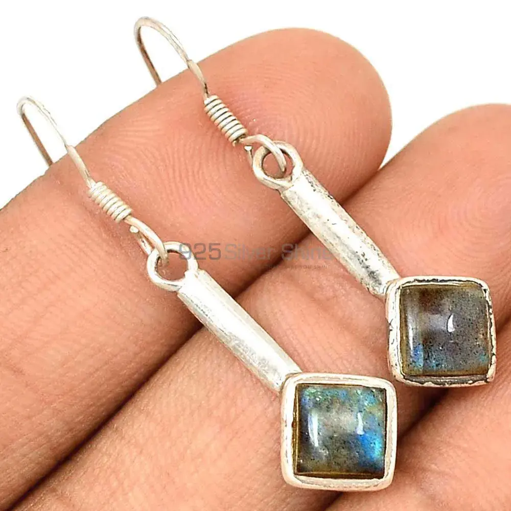 925 Sterling Silver Earrings In Labradorite Gemstone Jewelry 925SE2240_0