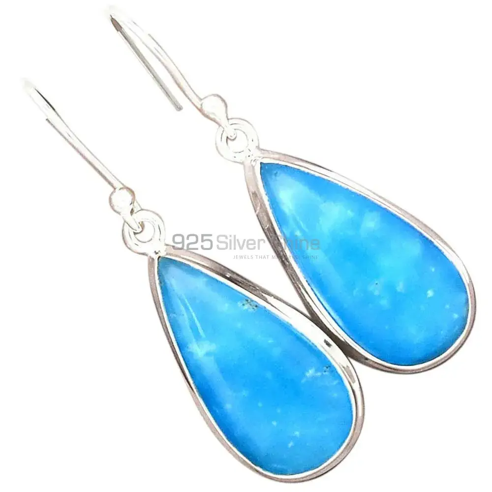 925 Sterling Silver Handmade Earrings In Chalcedony Gemstone Jewelry 925SE2551_8
