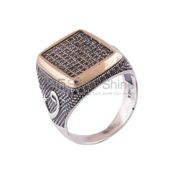925 Sterling Silver Handmade Rings In Black Onyx Gemstone Jewelry 925SR4013_1