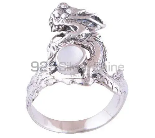925 Sterling Silver Handmade Rings In Rainbow Moonstone Jewelry 925SR2842_1