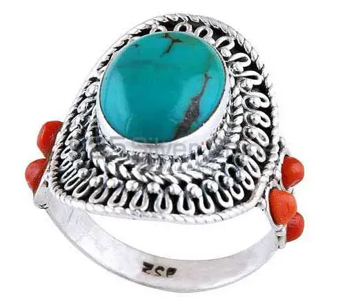 925 Sterling Silver Handmade Rings In Multi Gemstone Jewelry 925SR2931_1