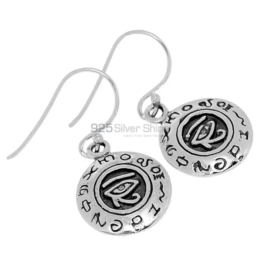 Oxidized 925 Sterling Silver earring 925SE2864_2