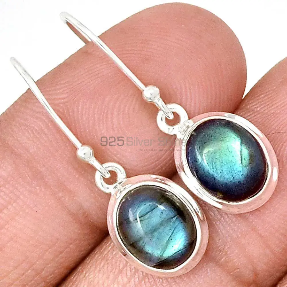 925 Sterling Silver Handmade Earrings In Labradorite Gemstone Jewelry 925SE2241_1