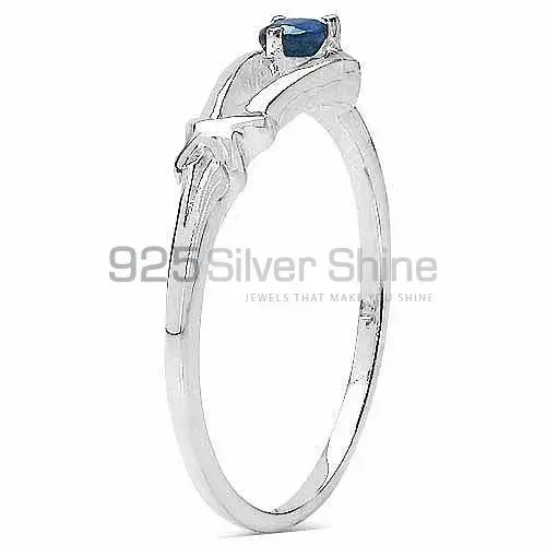 925 Sterling Silver Rings In Dyed Blue Sapphire Gemstone Jewelry 925SR3243_0