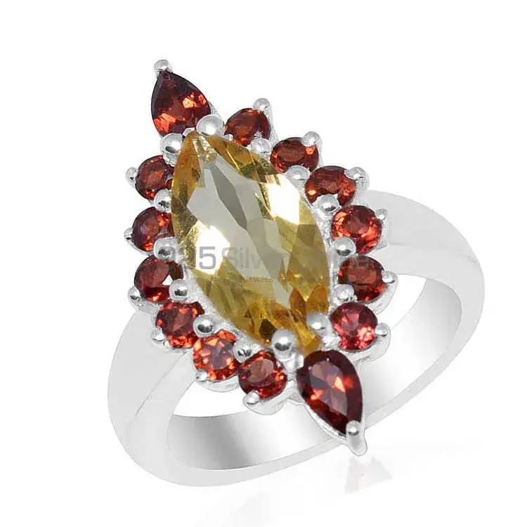 925 Sterling Silver Rings In Multi Gemstone Jewelry 925SR1661_1