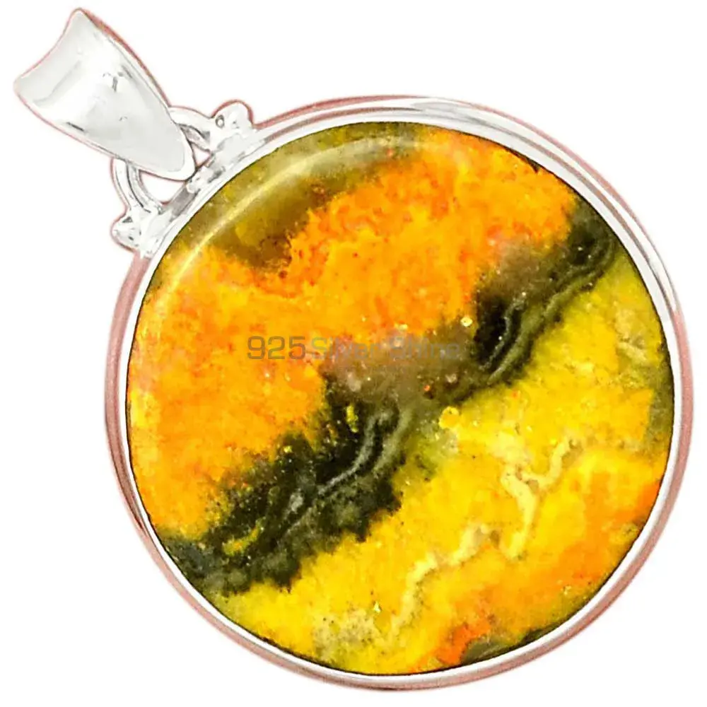 Bumble Bee Gemstone Pendants In Fine Sterling Silver Jewelry 925SP178_3