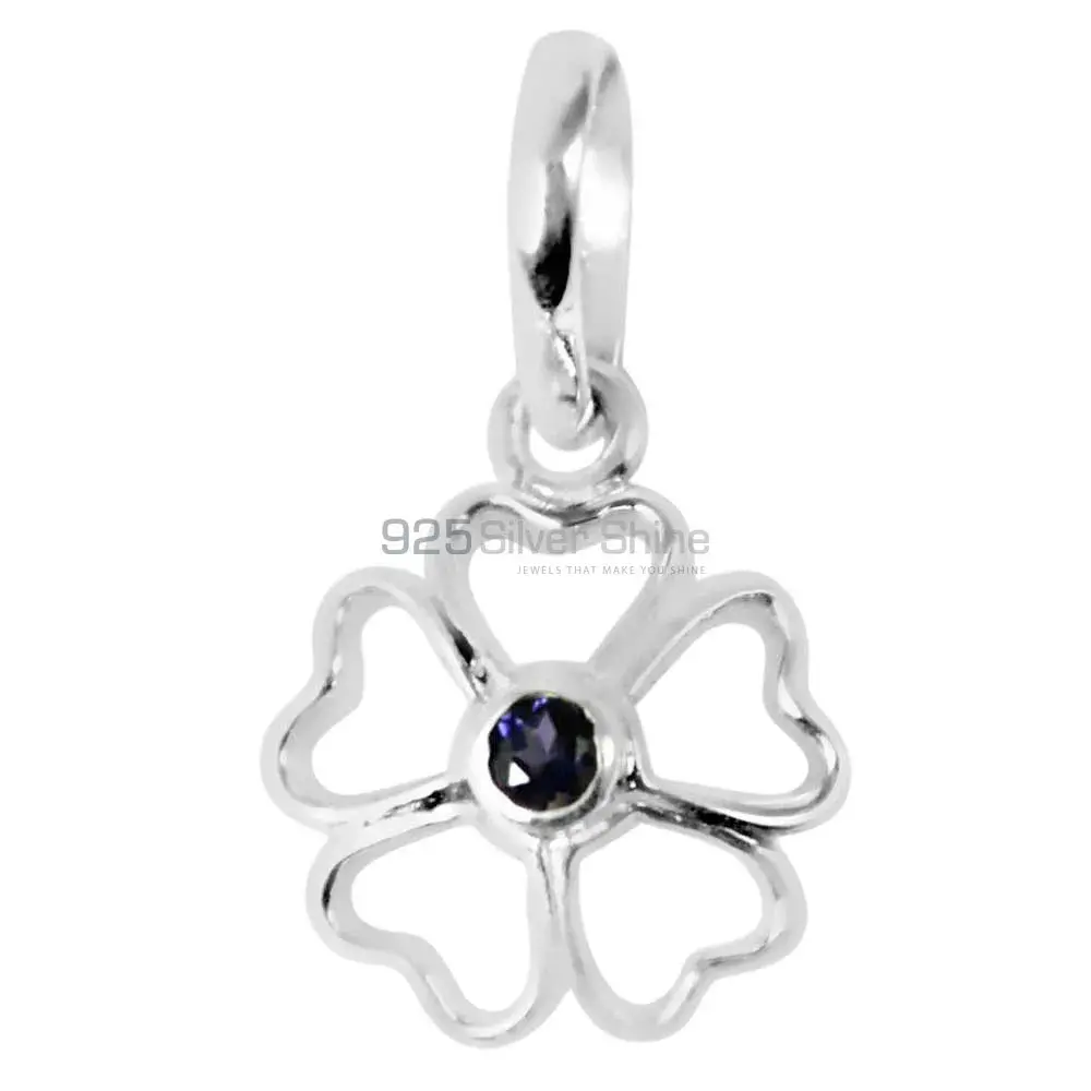 Iolite Gemstone Pendants In 925 Fine Silver Jewelry 925SP252-4_1