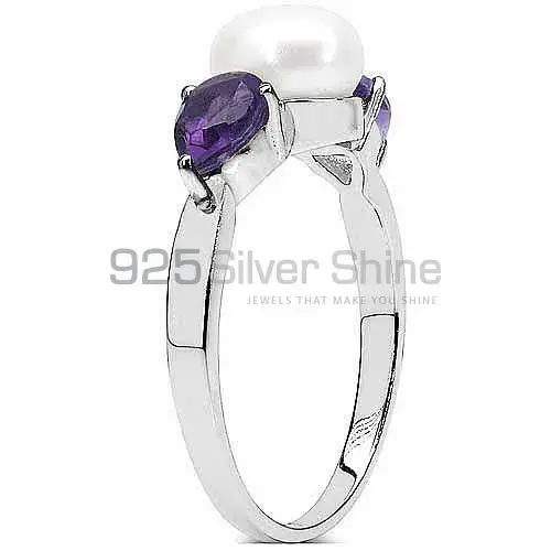 925 Sterling Silver Handmade Rings In Multi Gemstone Jewelry 925SR3064_0