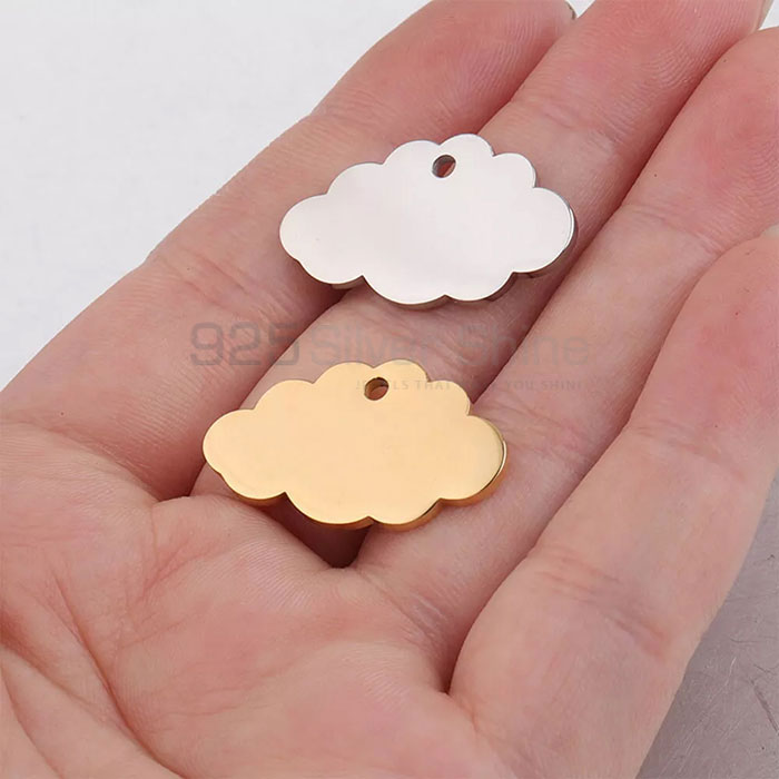 Cloud Minimalist Pendant In Sterling Silver CLMP25_0