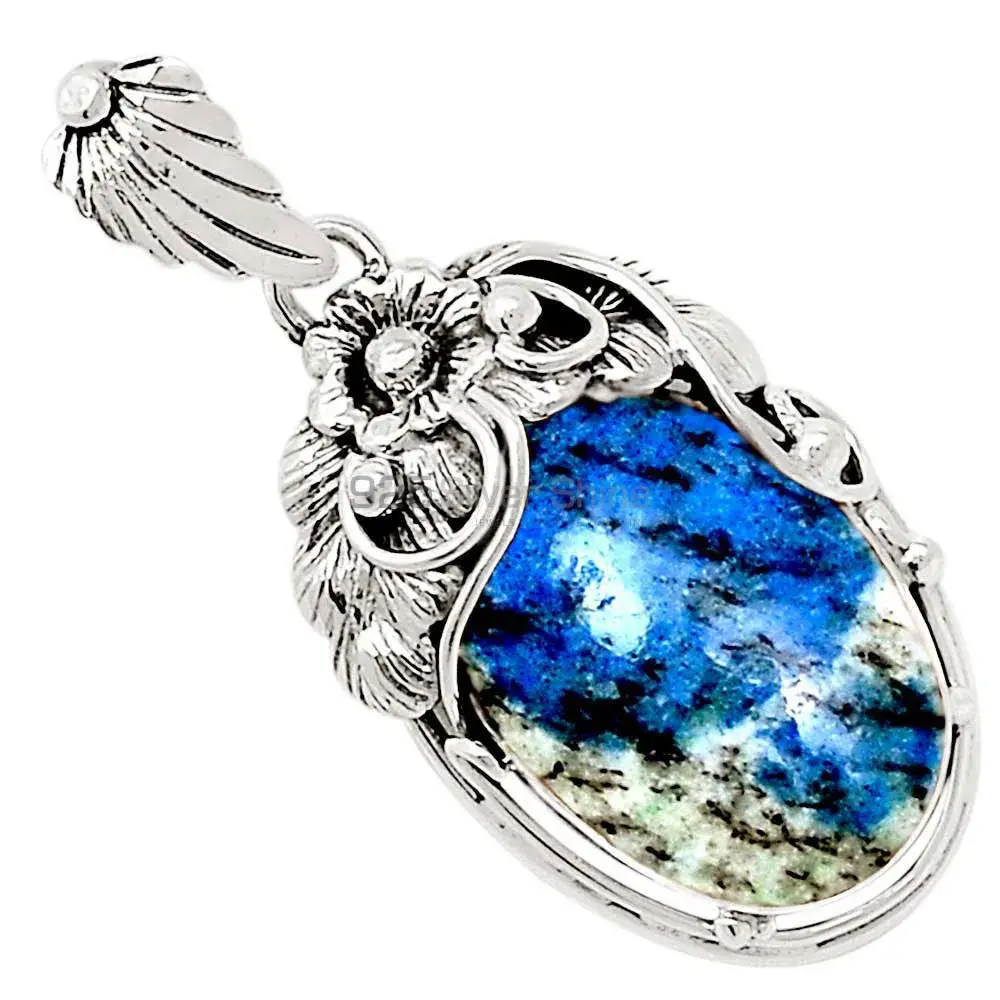 k2 Gemstone Handmade Pendants In Solid Sterling Silver Jewelry 925SP102-3_0