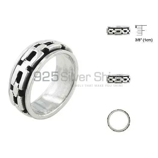 Plain 925 Silver Rings Jewelry 925SR2652_1