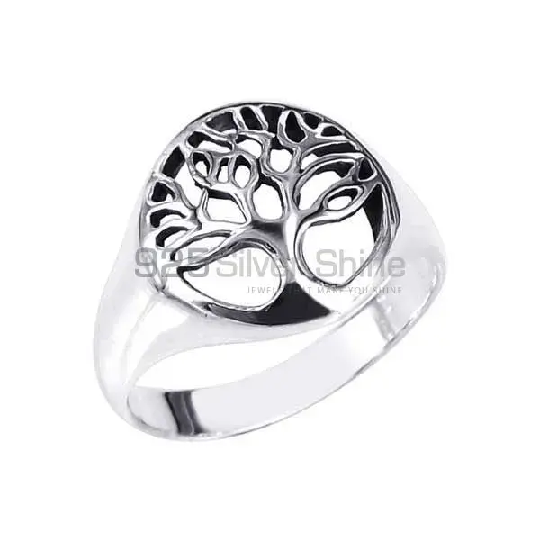 Plain Sterling Silver Rings Jewelry 925SR2718_1