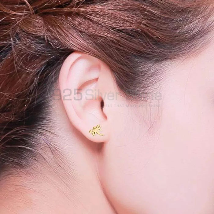 Butterfly Earring, Animal Minimalist Earring In 925 Sterling Silver AME65_0