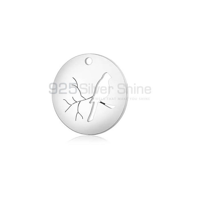 Catdinal Bird Pendant, Animal Minimalist Pendant In 925 Sterling Silver AMP258_0