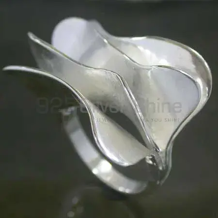 Plain 925 Solid Silver Rings Jewelry 925SR2506_1