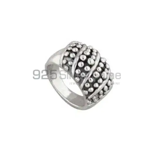 Custom Plain Fine Silver Rings Jewelry 925SR2654_1