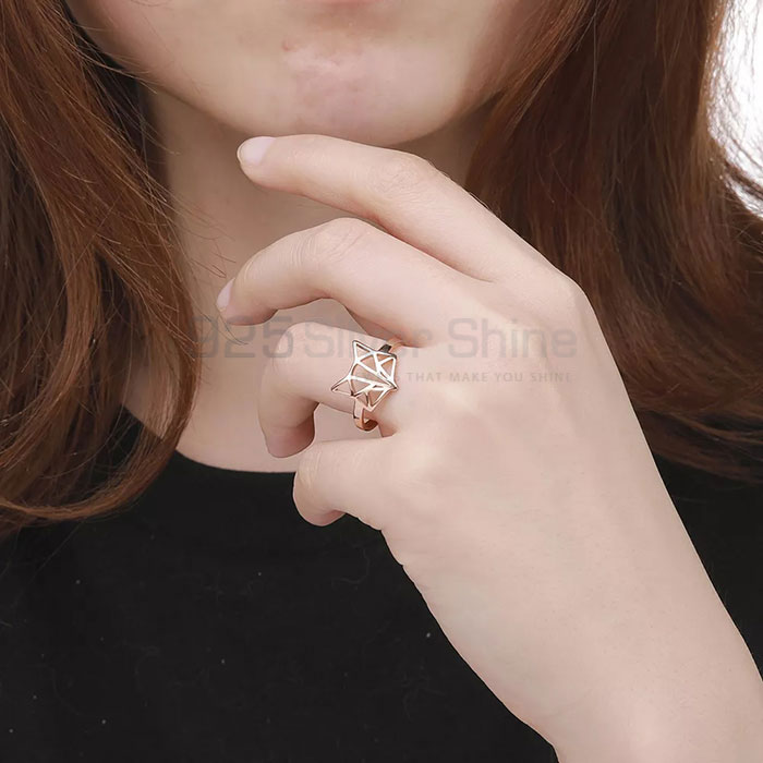 Cute Ring, Animal Minimalist Rings In 925 Sterling Silver AMR312_0