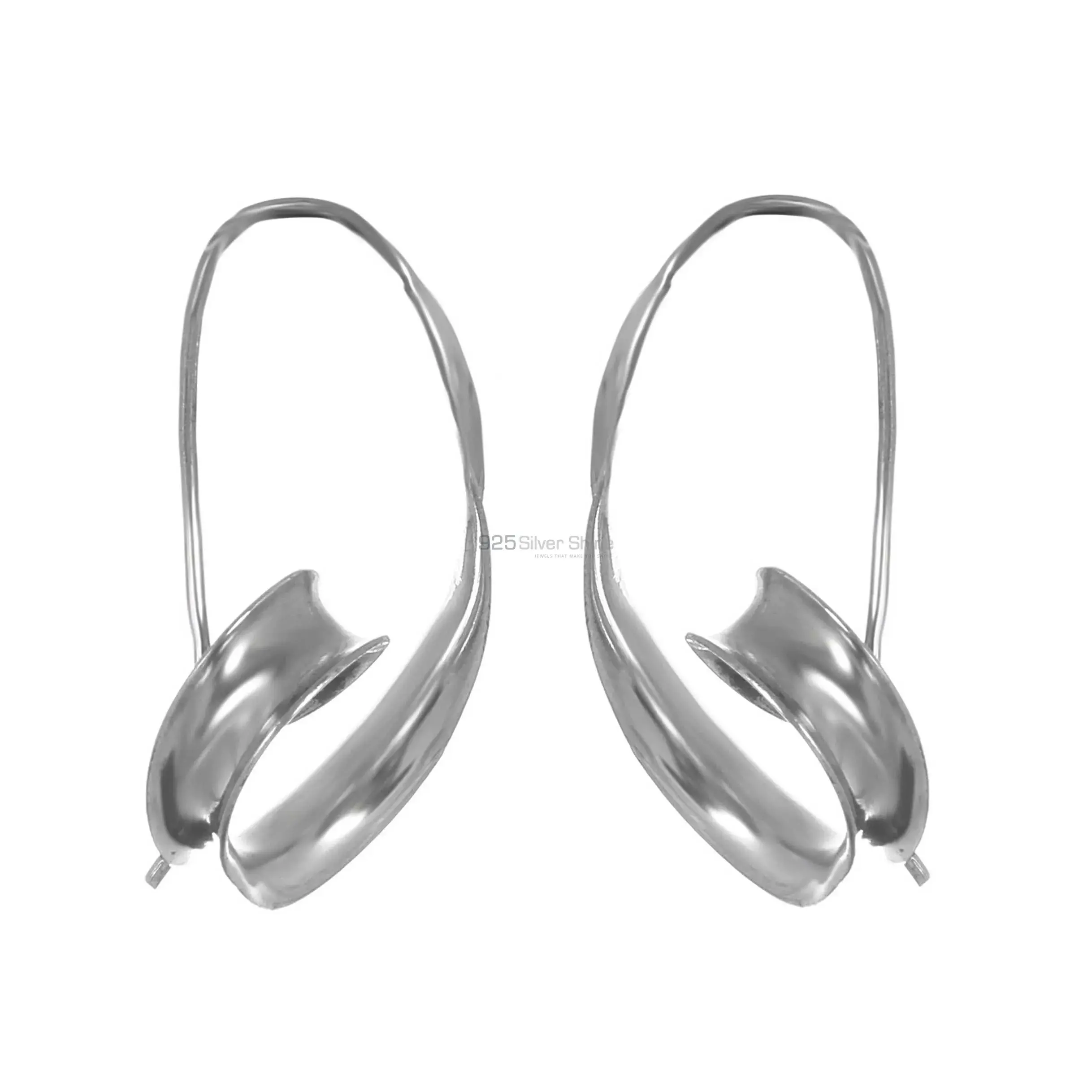 925 Sterling Silver Earrings 925SE243_2