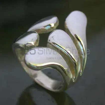 Plain Fine Silver Rings Jewelry 925SR2512