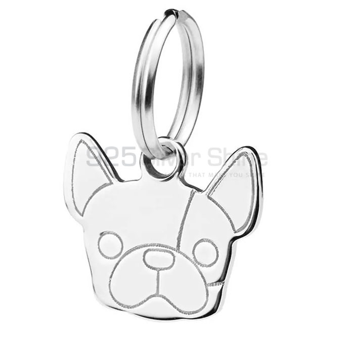 Dog Head Pendant, Animal Minimalist Pendant In 925 Sterling Silver AMP291_0