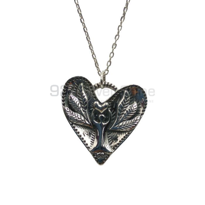 Ethnic Look Angle Pendant In 925 Sterling Silver 925NSP13_1