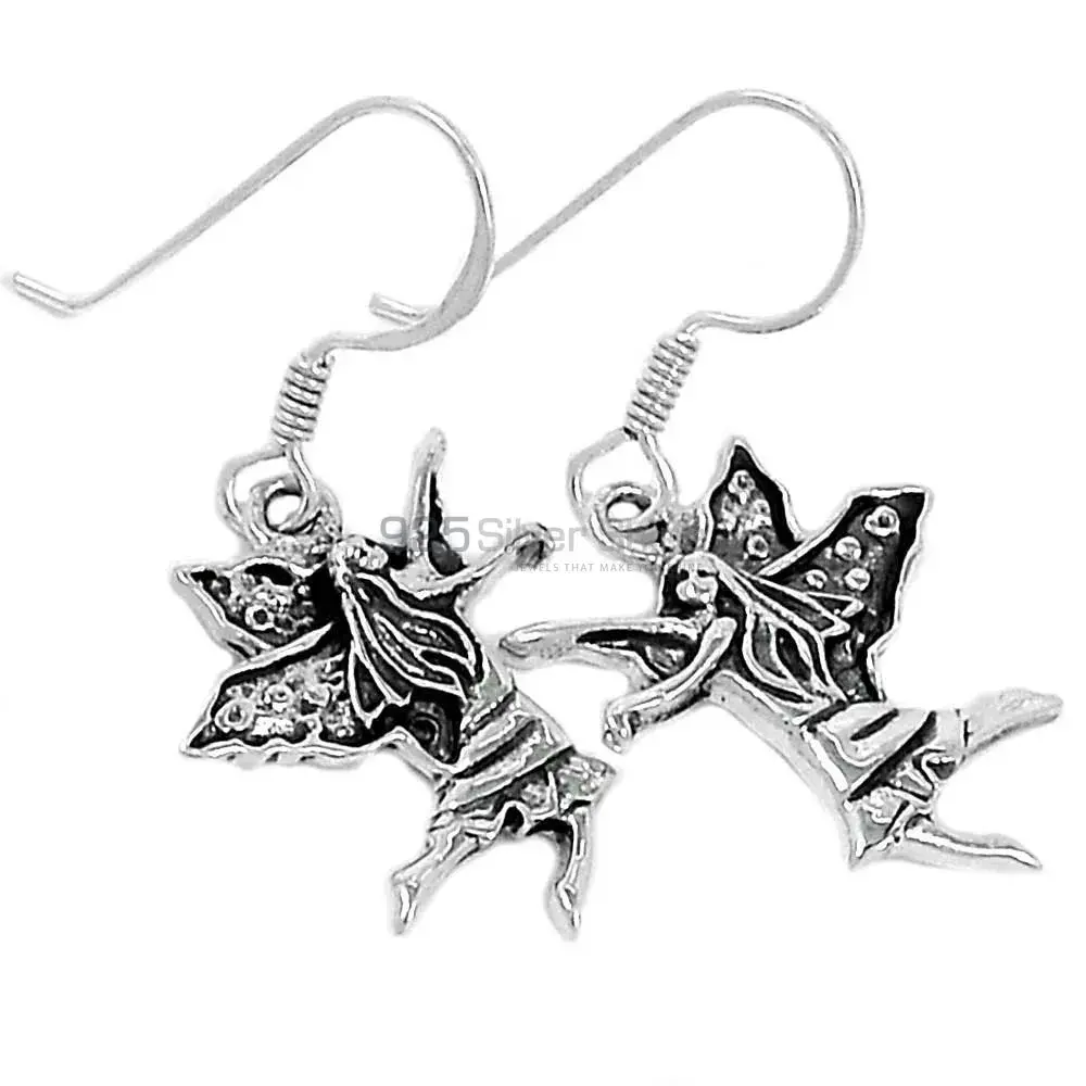 Fine 925 Sterling Silver Plain earring 925SE2893_0